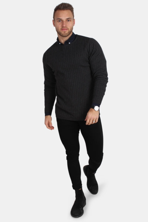Kronstadt Cable Knit Charcoal