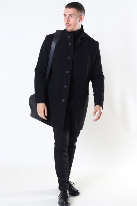 Selected Morrison Wool coat Black