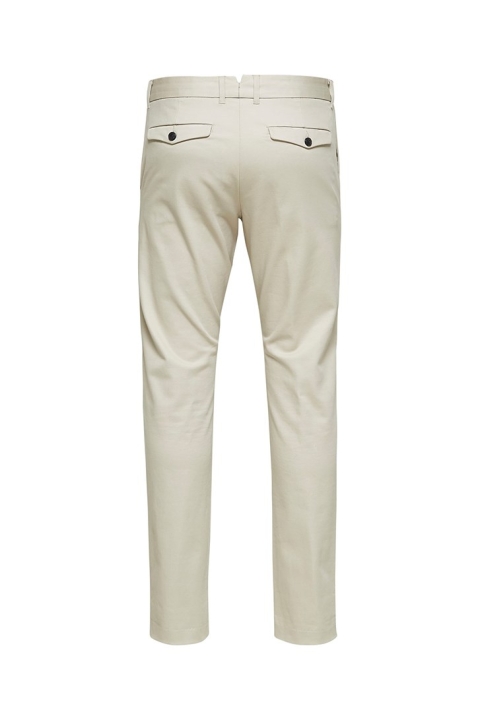 Selected Slim Carlo Pants B Noos Silver Lining