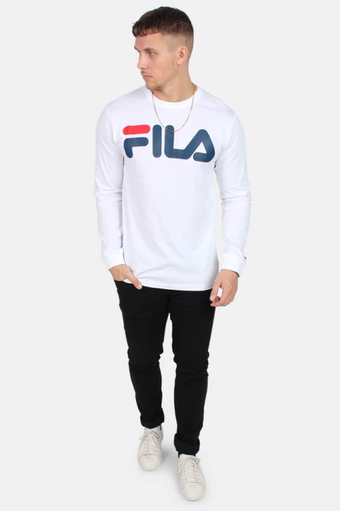 Fila Classics Logo LS T-shirt Bright White