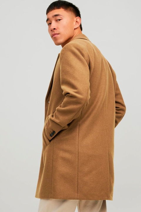 Jack & Jones MOULDER WOOL COAT Khaki