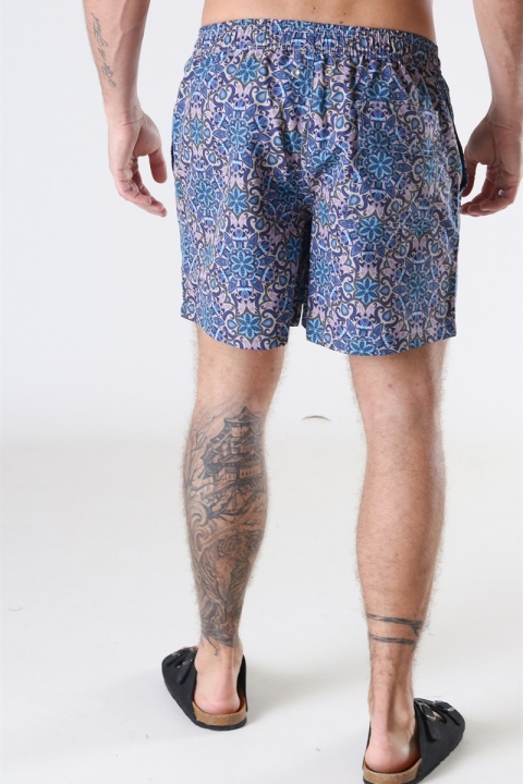 Les Deux Psycadelic Badeshorts Purple