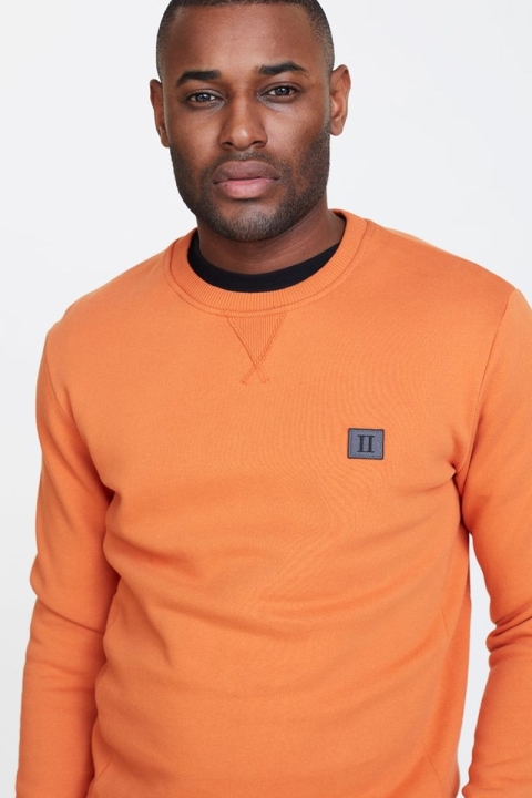 Les Deux Orange/Charcoal Piece Sweatshirt