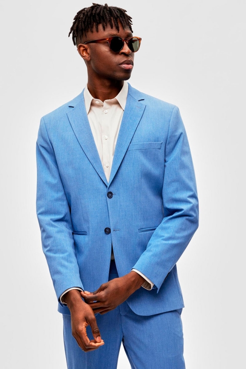 Selected Slim Liam Flex Blazer Bright Cobalt