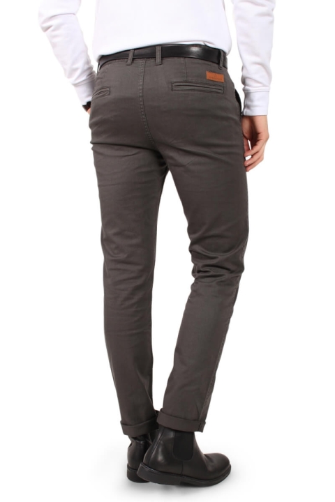 Kronstadt Daniel Stretch Chino Pants Stone Grey