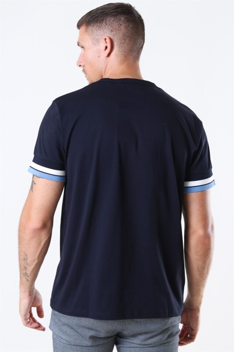 Fred Perry Bold Tipped T-Shirt Navy