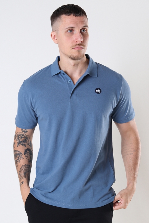 Kronstadt Albert Organic/Recycled polo Sea Blue