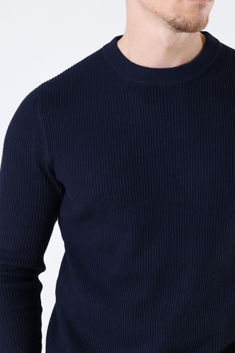 Jack & Jones JPRPERFECT KNIT CREW NECK SN Maritime Blue