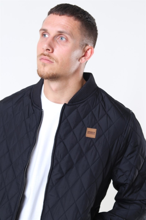 Urban Classics  Quilt Nylon Jacket Black