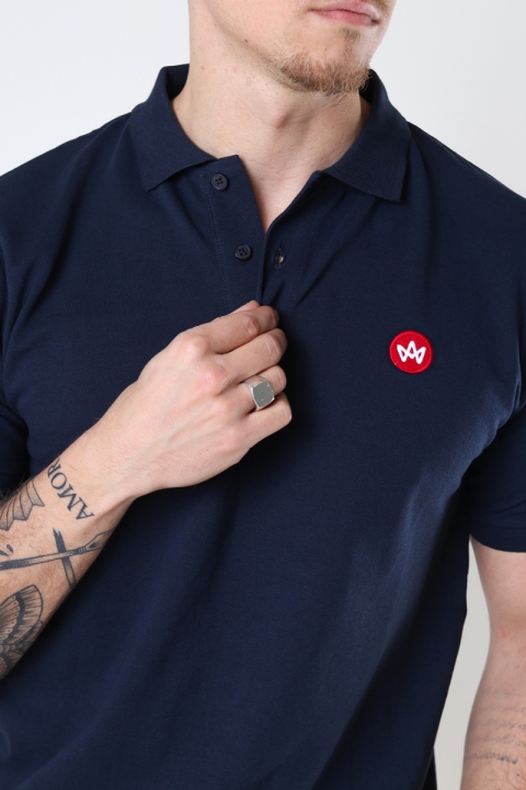 Kronstadt Albert Organic/Recycled polo Navy