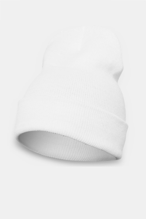 Flexfit Heavyweight Long Beanie Beanie White