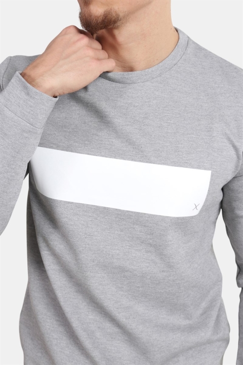 Clean Cut Atlanta Logo Sweatshirts Light Grey Mel