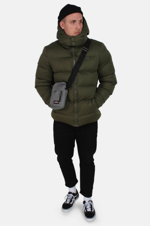 Urban Classics Hooded Boxy Puffer Jacket Olive