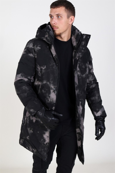 Jack & Jones Paper Parka Jacket Black