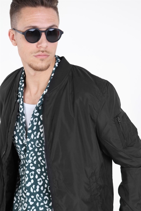 Urban Classics  Light Bomber Jacket Black