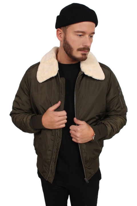 Urban Classics Pilot Bomber Jacket Olive