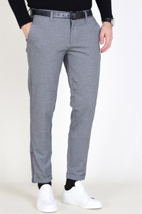 Only & Sons Mark Zip Pants Medium Grey Melange