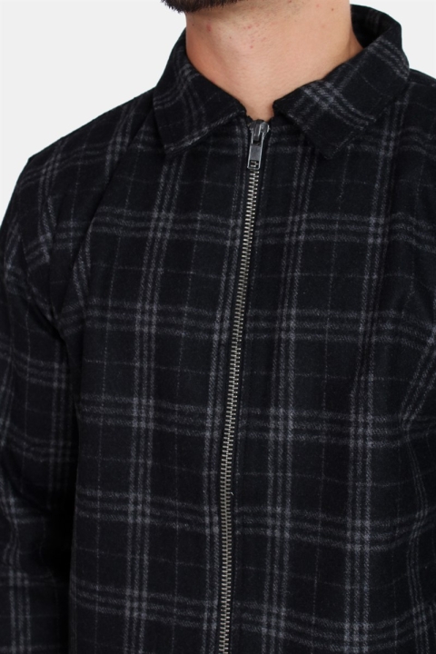 Just Junkies City Wool Shirt Antracite