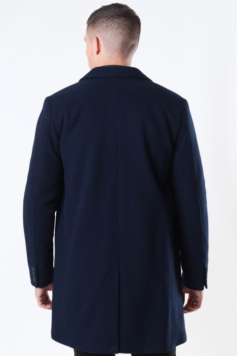 Selected Hagen Wool coat Dark Sapphire