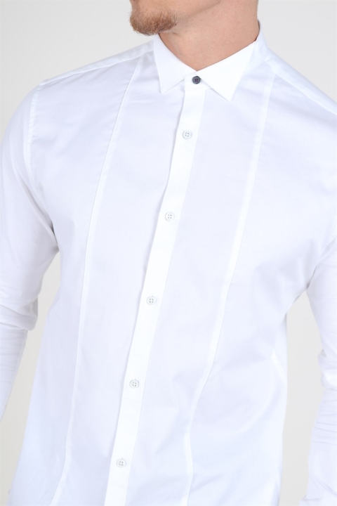 Jack & Jones Antonio Tux Shirt White