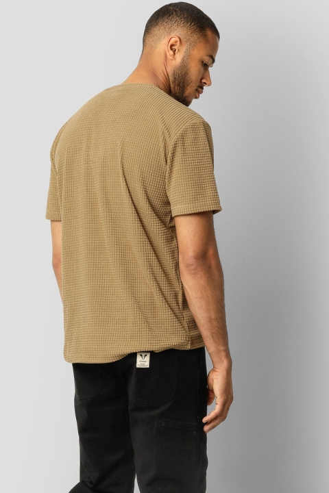 Fat Moose Nick Structure Tee Khaki