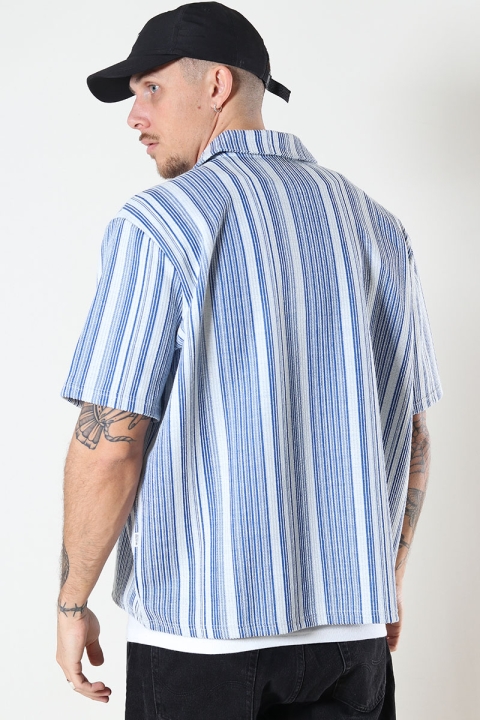 Selected Boxy Skylar SS Jersey Shirt Nautical Blue