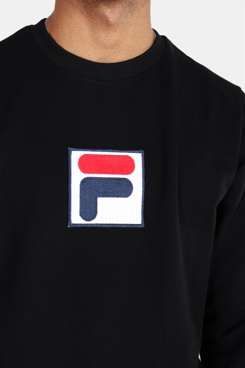 Fila Rian Crew Sweatshirts Black