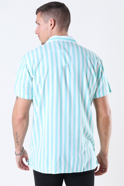 Jack and Jones Tyler Shirt SS ORG Aqua Sky