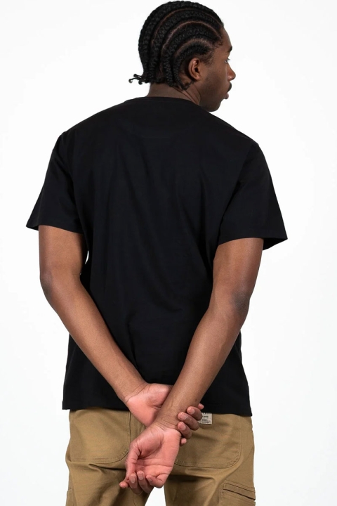 Fat Moose FM Logo Organic Tee Black