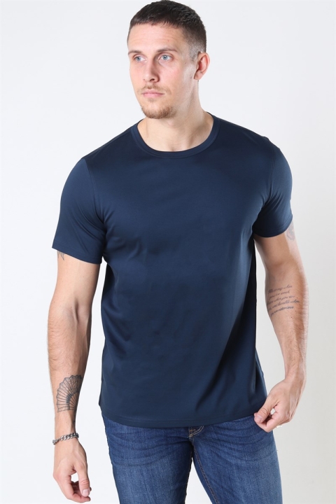 Mos Mosh Perry Basic T-shirt Navy