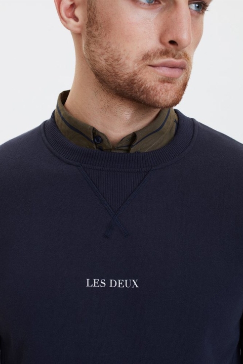 Les Deux Lens Sweatshirt Dark Navy