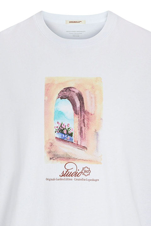 Jack & Jones Hydra Front Tee Bright White