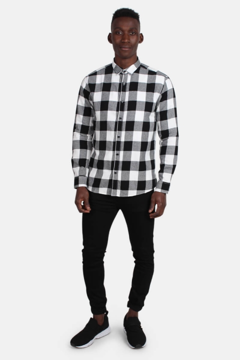 Only & Sons Gudmund Ls Checked Shirt Cloud Dancer