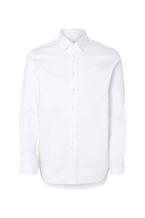 Selected Performance Stretch LS Shirt Bright White