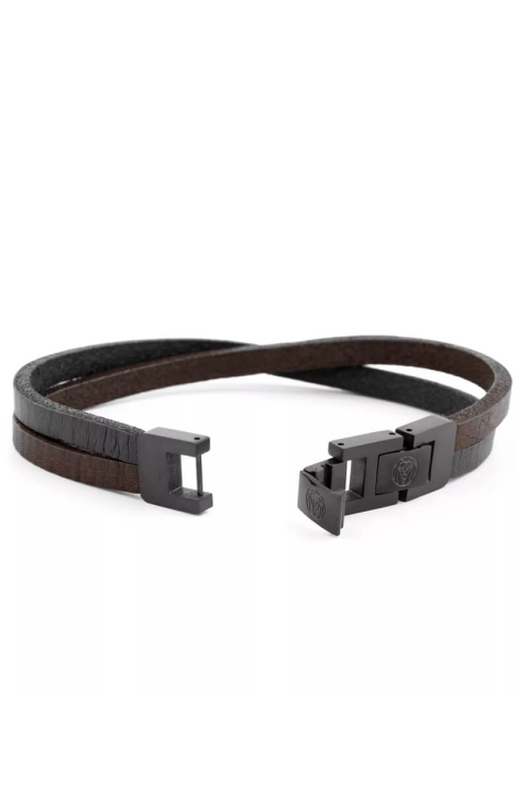 Lucleon Læder Armbånd Black/Brun