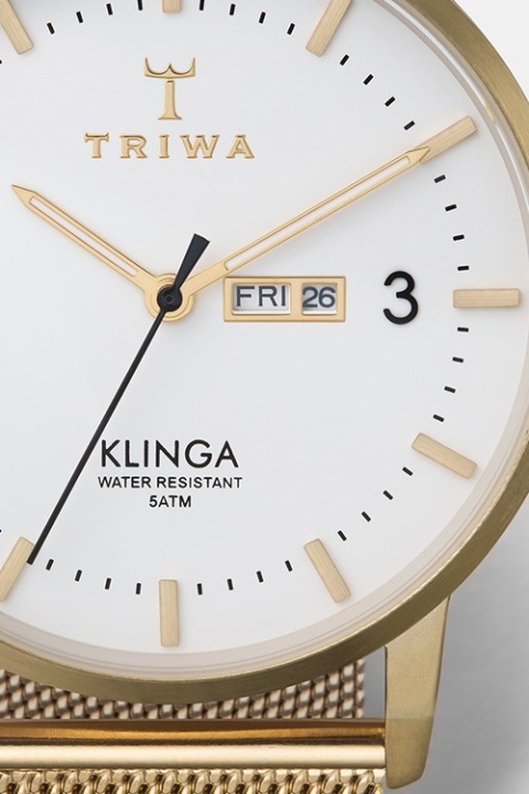 Triwa Ivory Klinga Watch Gold Mesh