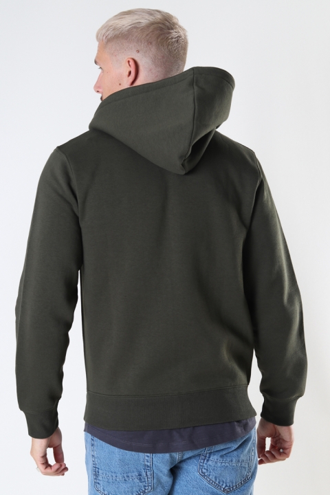 Jack & Jones JJESOFT BASIC SWEAT ZIP HOOD NOOS Forest Night REG FIT