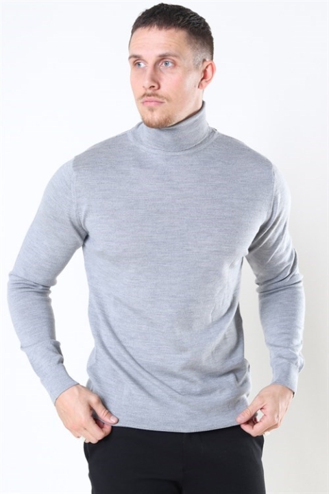 Clean Cut Copenhagen Merino Wool Roll Strik Light Grey Mel