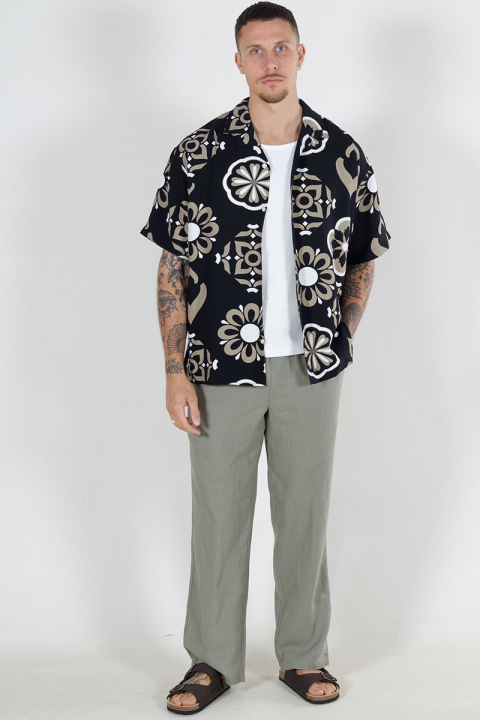Jack & Jones Urban Edge Resort Shirt SS Jet Black