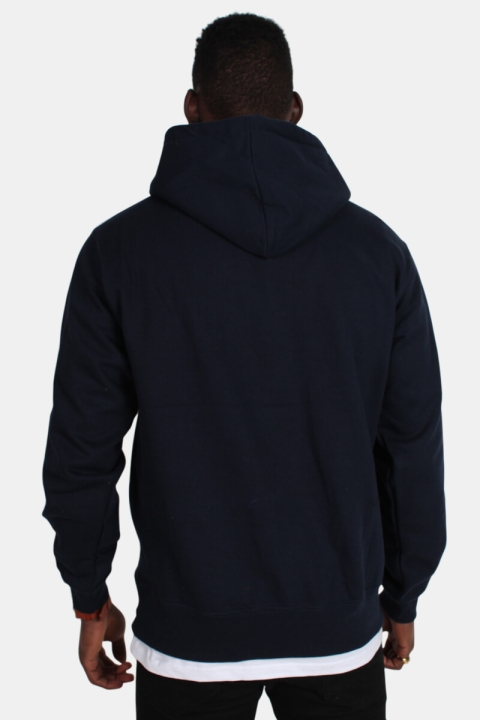 Basic Brand Hooded Sweatshirts Blue Navy