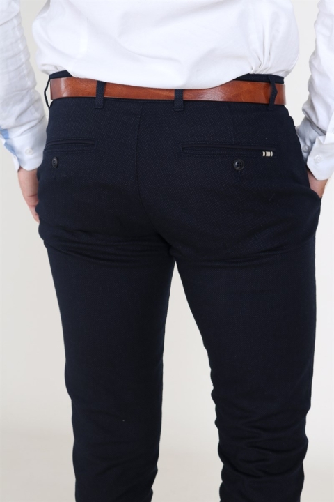 Tailored & Originals Nox Frederic Pants Navy Melange