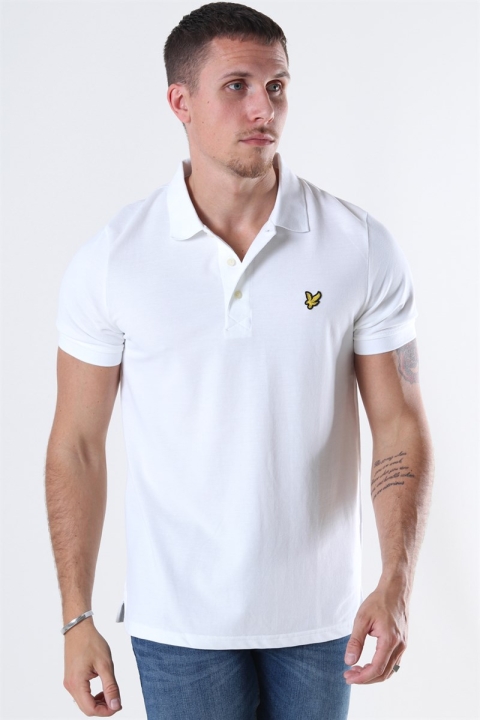 Lyle & Scott Plain Polo White