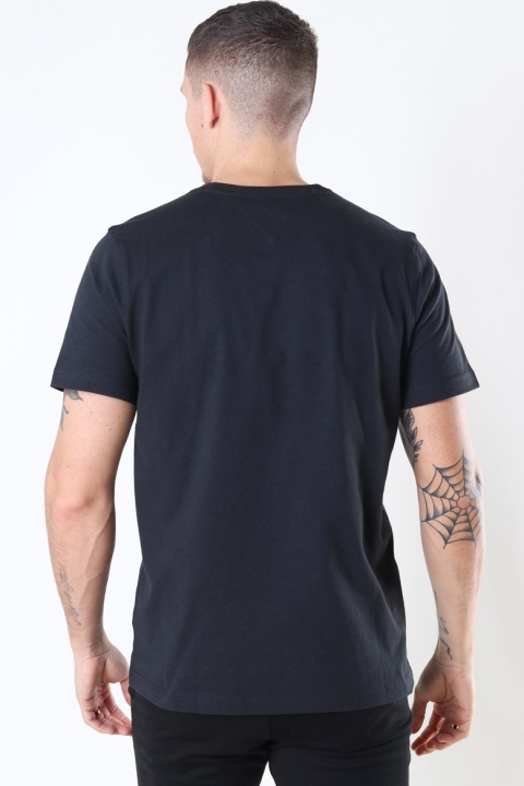 Tommy Jeans Regular Corp Logo T-shirt Black