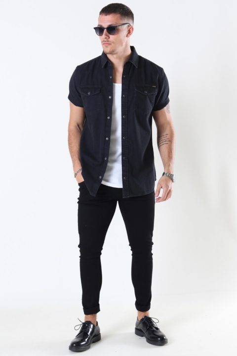 Jack & Jones Sheridan Shirt S/S Black Denim