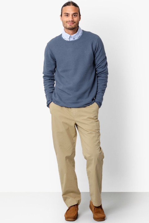 Clean Cut Copenhagen Lauritz Crew Knit Dusty Blue