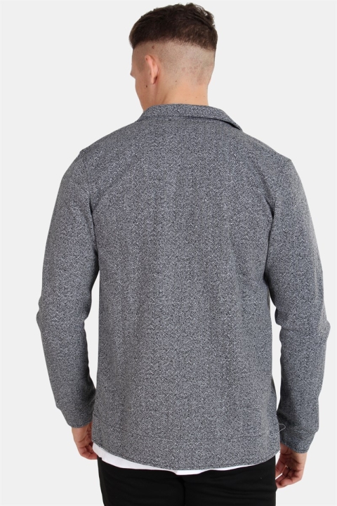 Jack & Jones Herring Sweatshirts Jacket Light Grey Melange