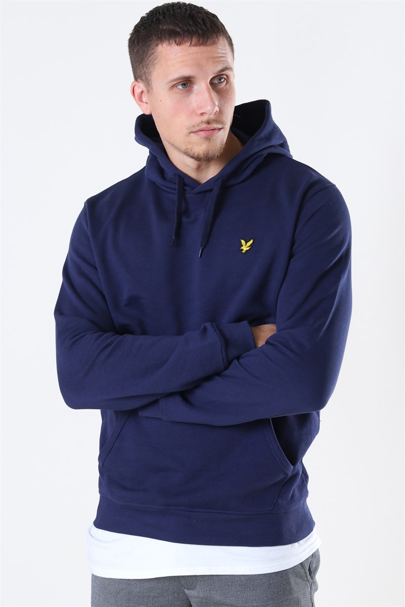 Lyle and scott hot sale pullover hoodie navy