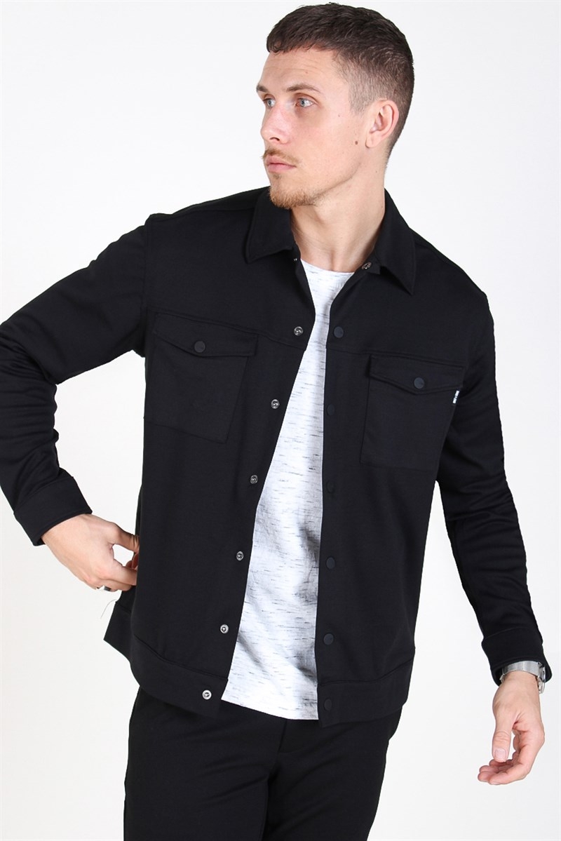Only & Sons Comfort Overshirt Black