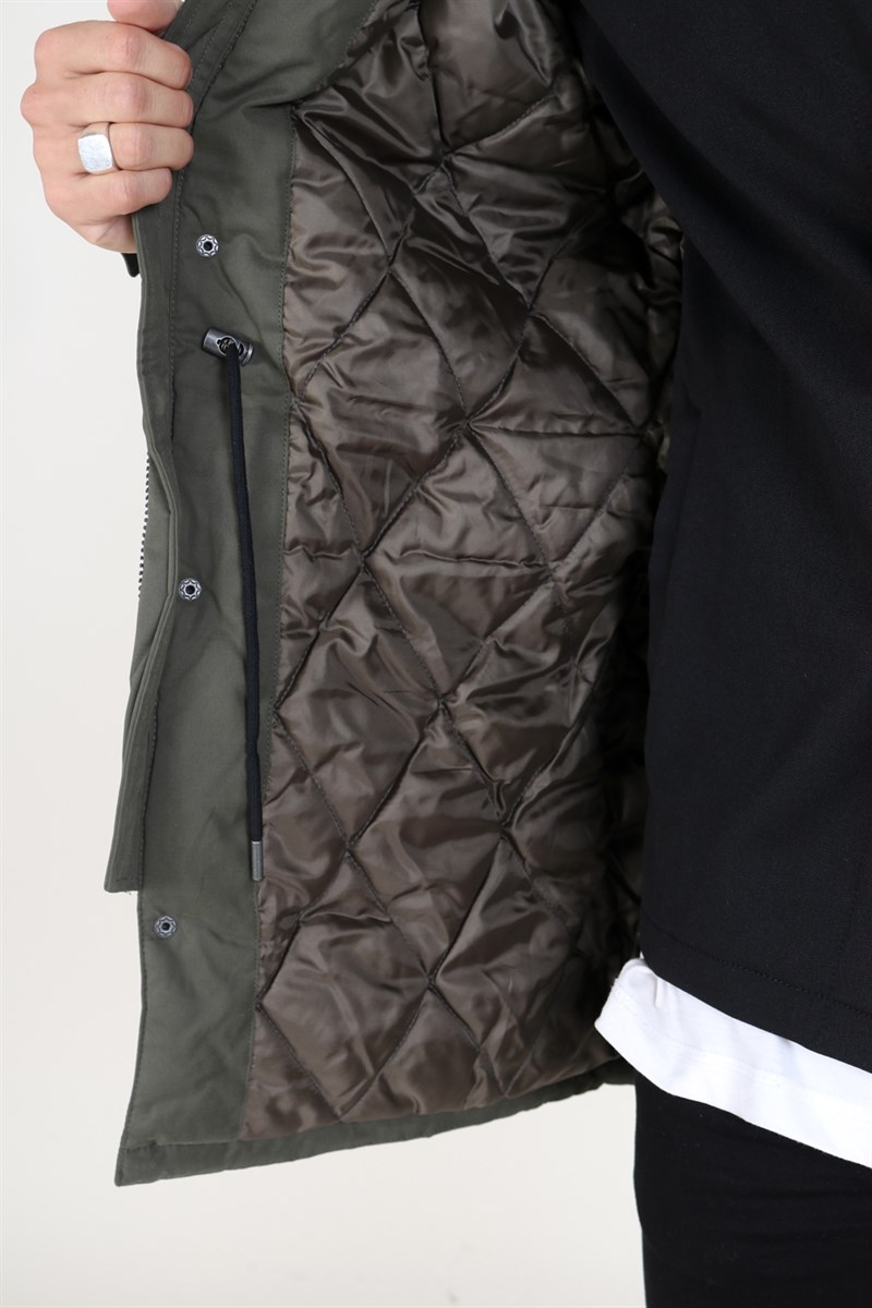 Only Sons Klaus Parka Jacket Forest Night