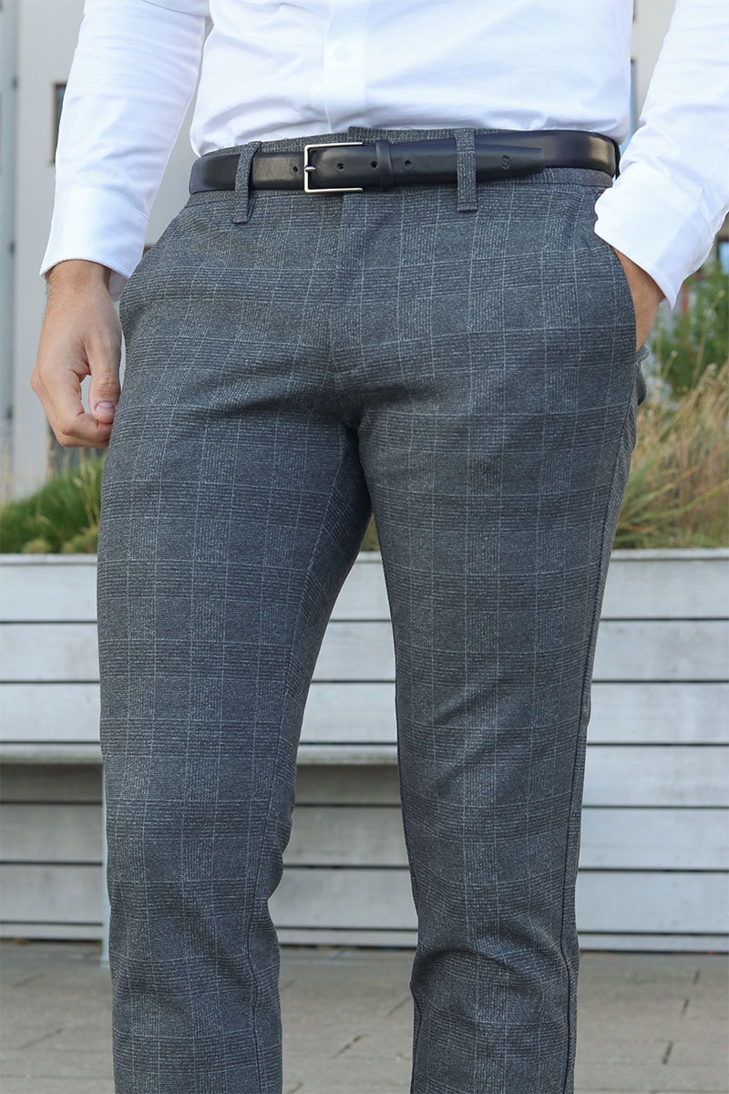 Mark heathered check pant Tapered fit, Only & Sons